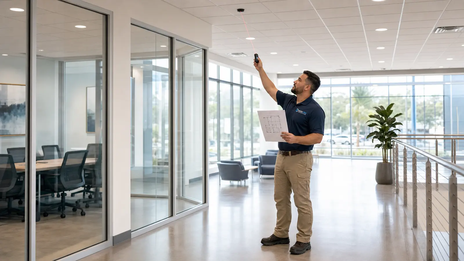 Lakeland commercial property evaluated for security camera coverage