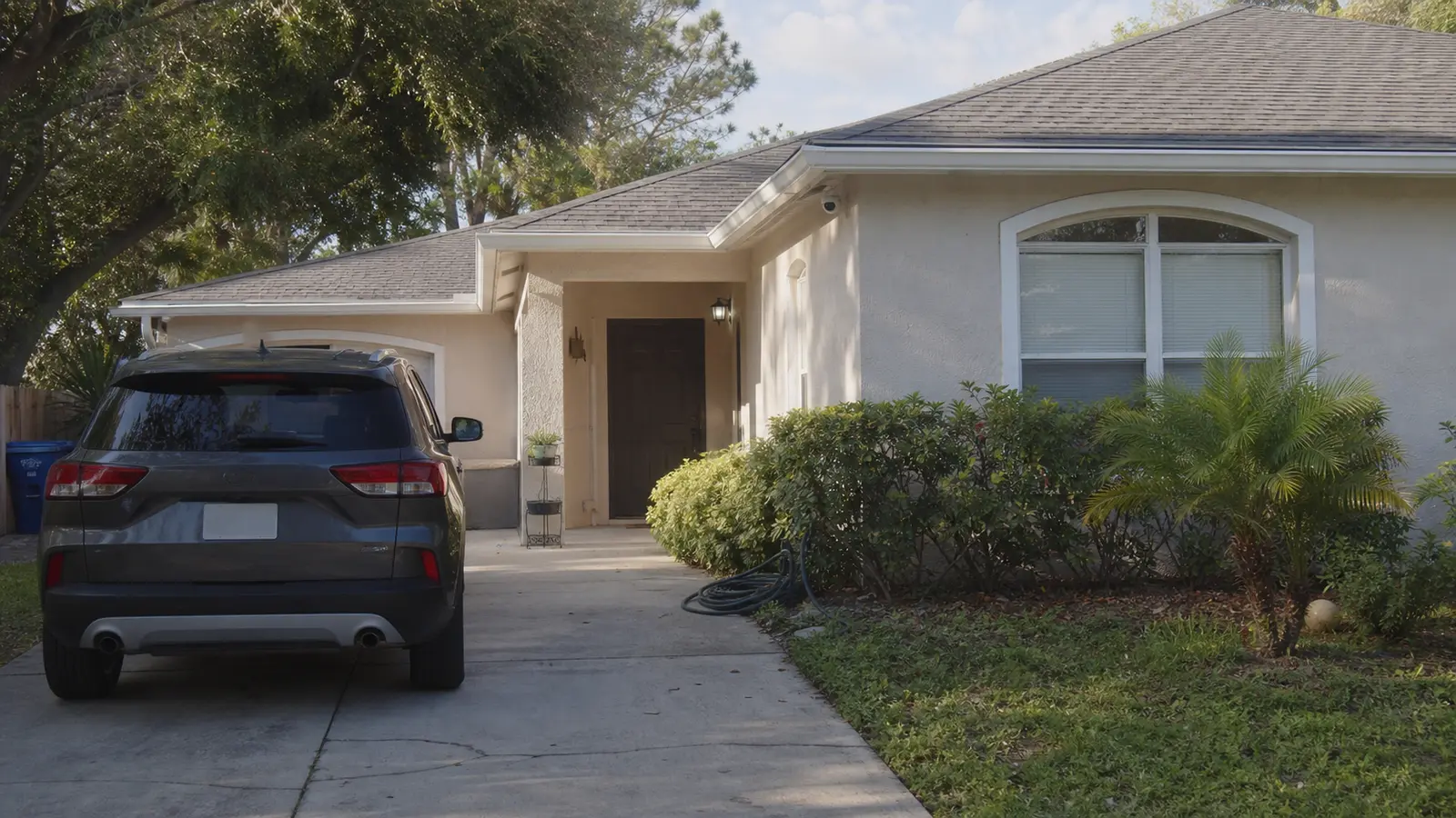 Larger residential property supported by NVR recording and remote viewing